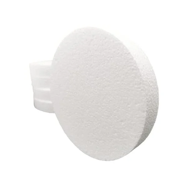 Paquete de 10 círculos de espuma de poliestireno blanco_3