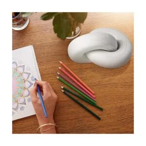 Yalikop Cadena de madera de 2 eslabones decoración de_5