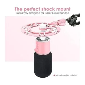 YOUSHARES Soporte de choque y filtro pop color rosa_2