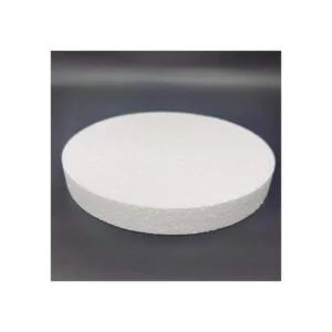 Paquete de 10 círculos de espuma de poliestireno blanco_4