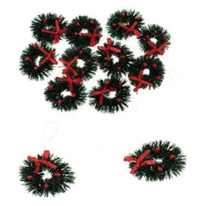 Aiffort 12 coronas navideñas para decoración de puertas_4