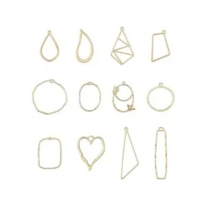 Pandahall 48 colgantes de aleación con parte trasera_2