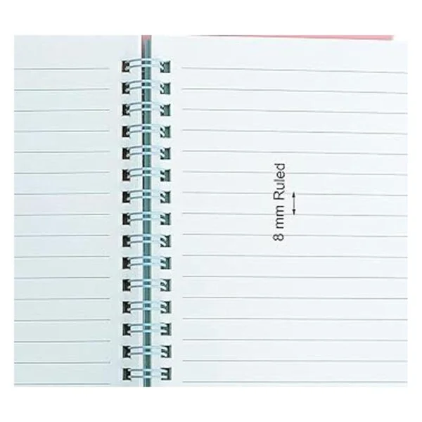 Yansanido Cuaderno de espiral a rayas de 80 hojas_3
