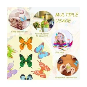 Mariposas de plástico de juguete de acción de mariposas_3