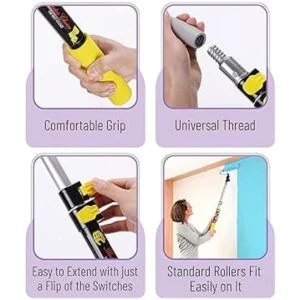 Bates Poste de extensión poste de 3 pies poste_3