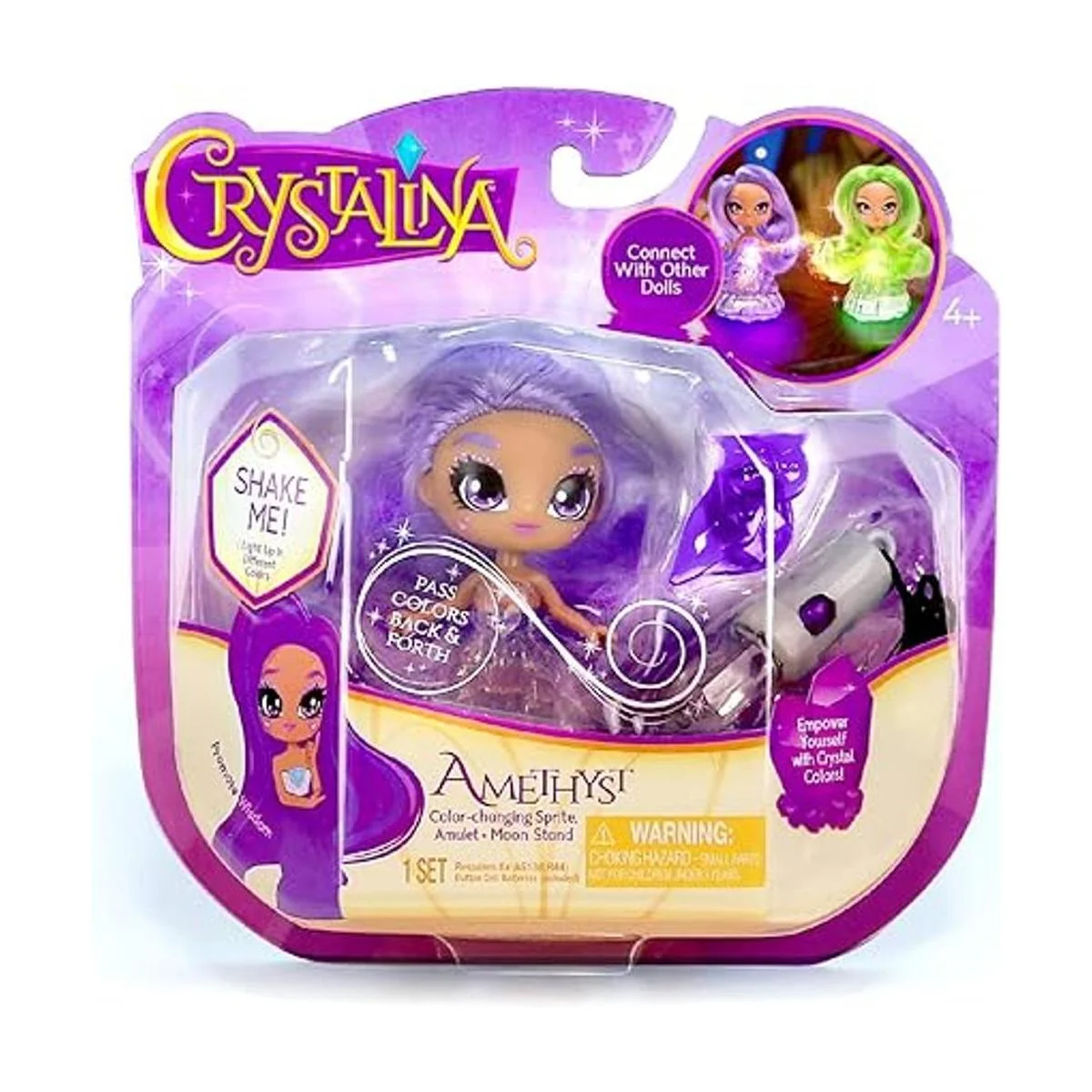Crystalina Muñecas Juguetes coleccionables de amatista_5