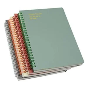 Yansanido Cuaderno de espiral a rayas de 80 hojas_1