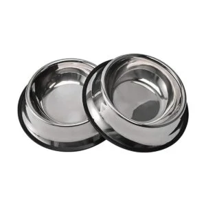 2 paquetes de cuencos de acero inoxidable con base de goma_1