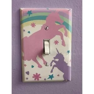 Placa de cubierta de interruptor de luz para niñas_2