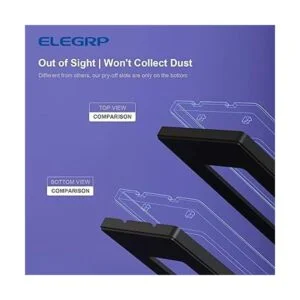 ELEGRP Placas de pared decorativas sin tornillos de 2_3