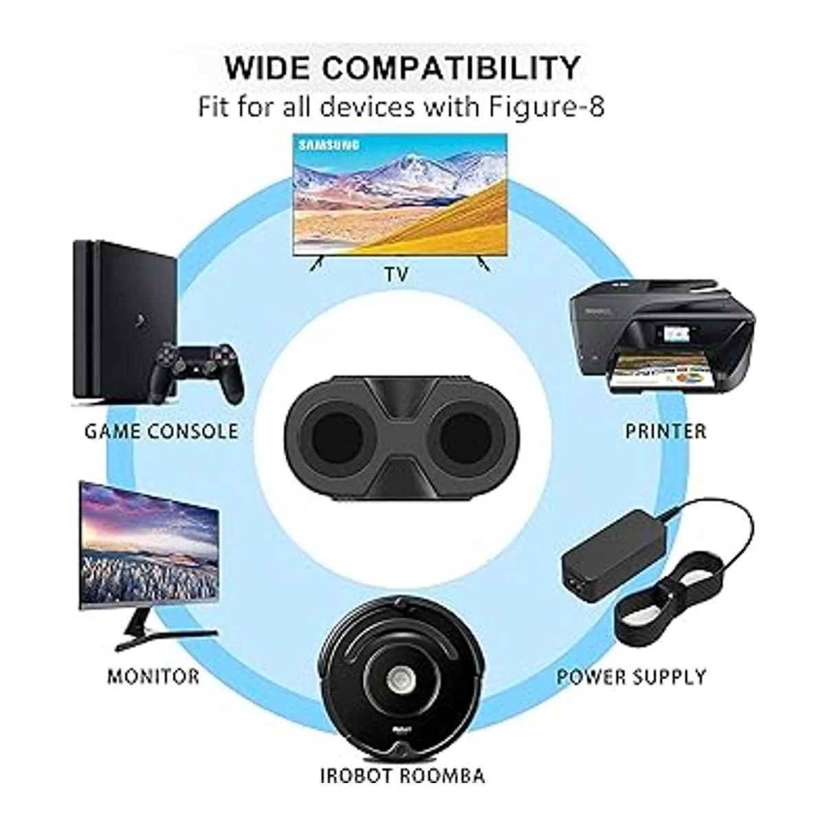Cable de alimentación para TV Samsung LG Sony Insignia TCL_3