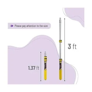 Bates Poste de extensión poste de 3 pies poste_2