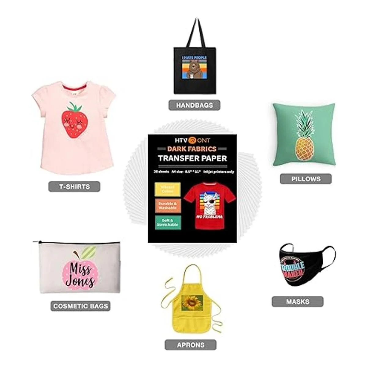 HTVRONT Papel de transferencia de calor para camisetas 20_2