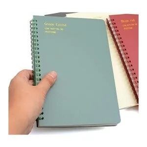 Yansanido Cuaderno de espiral a rayas de 80 hojas_5