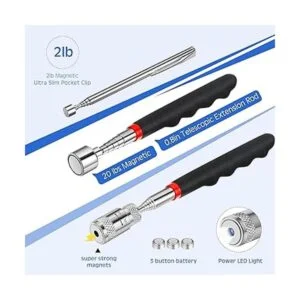 Juego de 4 herramientas de recogida magnética de espejo de_4