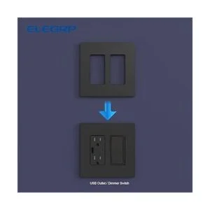 ELEGRP Placas de pared decorativas sin tornillos de 2_5