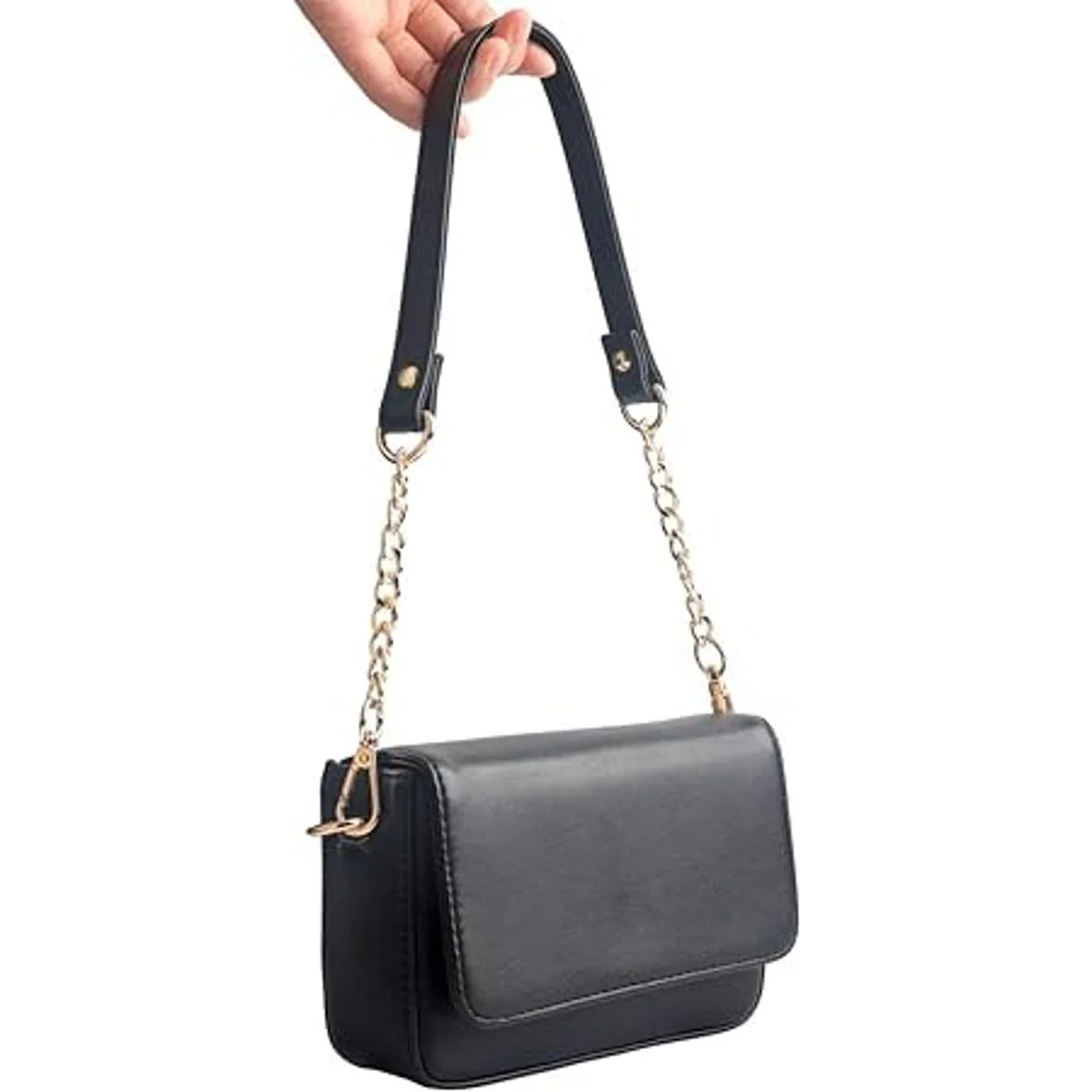 Beaulegan Asas de cadena para bolso cuero de microfibra_5