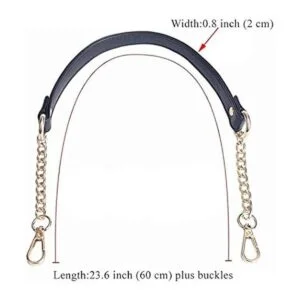Beaulegan Asas de cadena para bolso cuero de microfibra_3