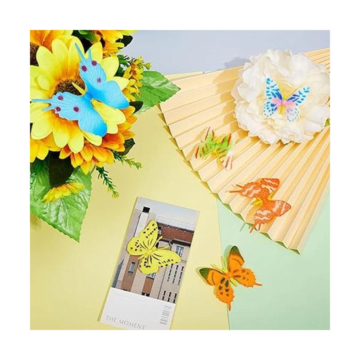 Mariposas de plástico de juguete de acción de mariposas_6