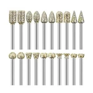 Juego de rebabas de diamante 20 brocas de rebaba de_1