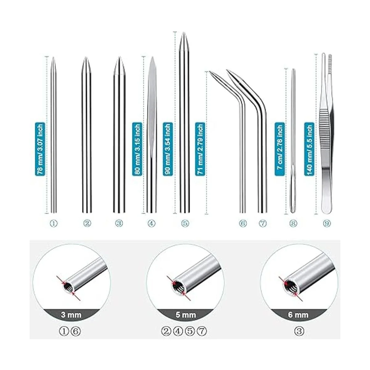 Ferraycle Herramientas de nudo FID Paracord FID Set de_2