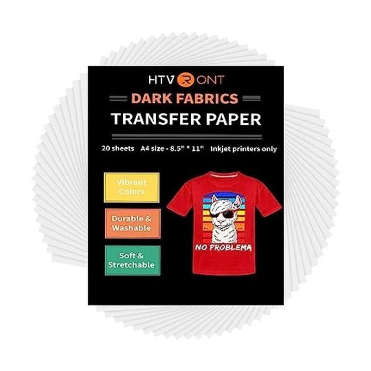 HTVRONT Papel de transferencia de calor para camisetas 20_1