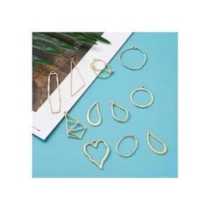 Pandahall 48 colgantes de aleación con parte trasera_3