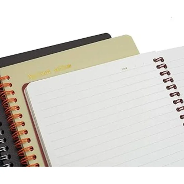Yansanido Cuaderno de espiral a rayas de 80 hojas_4