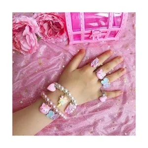 EleMirsa Juego de 30 anillos de joyería ajustables para_4