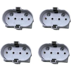 Ezfit 2G11 Portafolios de 4 pines LED CFL 2G11 base de_1