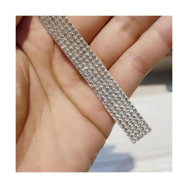 Cinta de diamantes de imitación de cristal autoadhesivo de_5