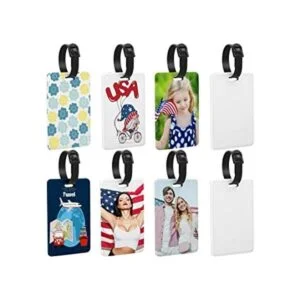 Huhumy 8 etiquetas de equipaje en blanco por sublimación_1