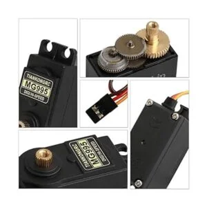 Paquete de 2 servomotor MG995 ngulo de control de 180_6
