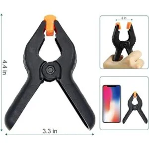 Lidlife 16 clips incluyen 8 clips de resorte resistentes_2