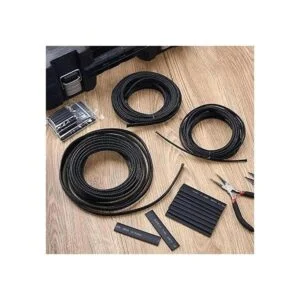 Funda de cable trenzado expandible de PET de 50 pies_3