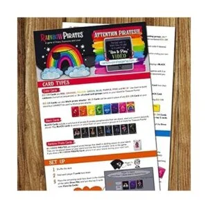 Rainbow Pirates Juego de cartas Nuevo Divertidos_7