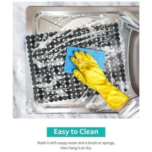 Bligli Paquete de 2 alfombrillas de fregadero para_6