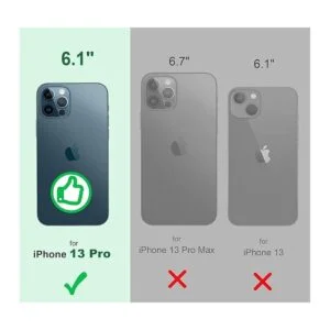 Shields Up Funda tipo cartera diseñada para iPhone 13 Pro_2