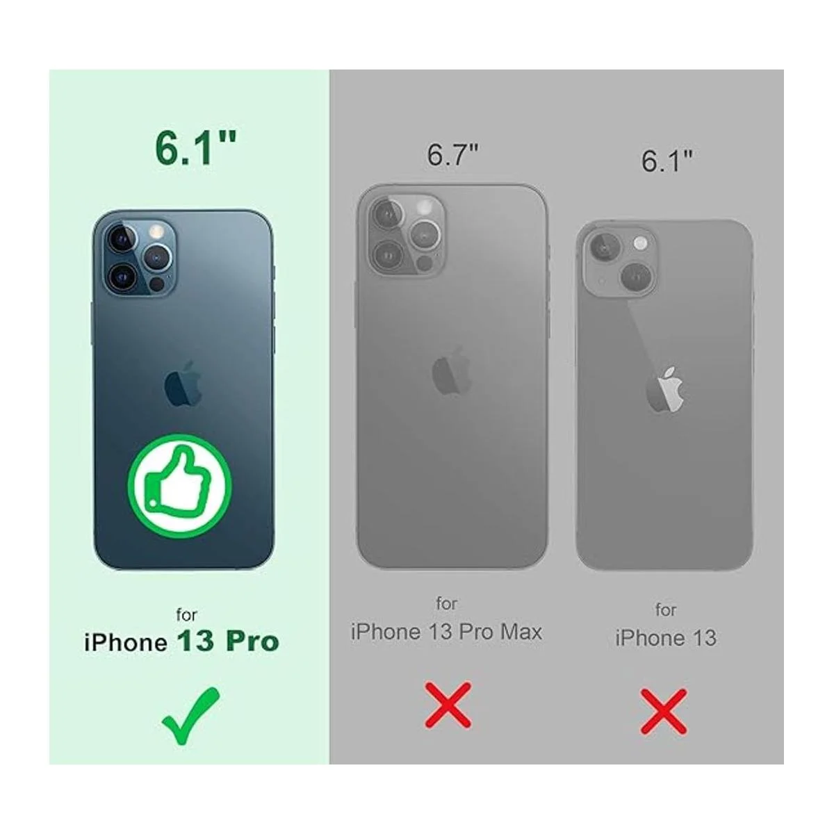 Shields Up Funda tipo cartera diseñada para iPhone 13 Pro_2