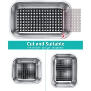 Bligli Paquete de 2 alfombrillas de fregadero para_4