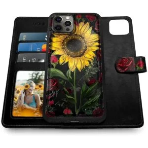 Shields Up Funda tipo cartera diseñada para iPhone 13 Pro_1