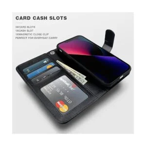 Shields Up Funda tipo cartera diseñada para iPhone 13 Pro_3