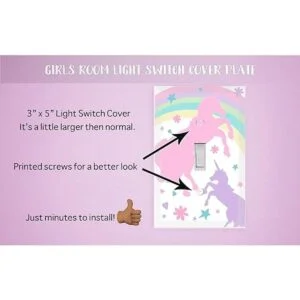Placa de cubierta de interruptor de luz para niñas_5