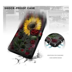 Shields Up Funda tipo cartera diseñada para iPhone 13 Pro_5