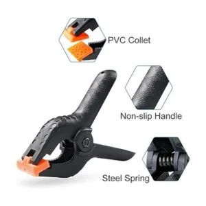 Lidlife 16 clips incluyen 8 clips de resorte resistentes_4