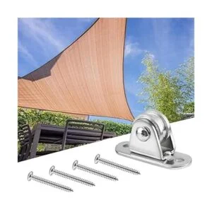 FSHIHINE Bloque de poleas de metal paquete de 4 rodillos_7