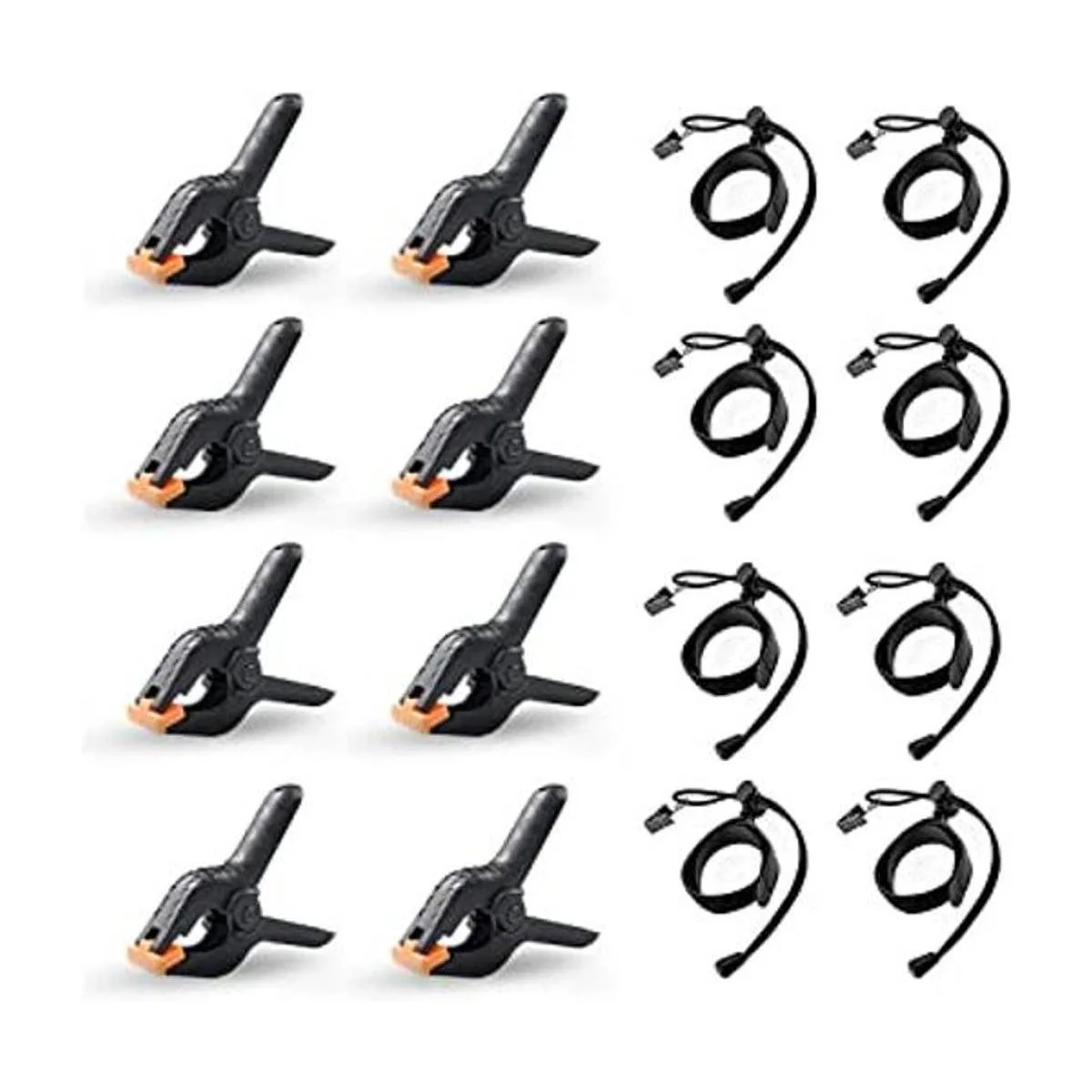 Lidlife 16 clips incluyen 8 clips de resorte resistentes_1