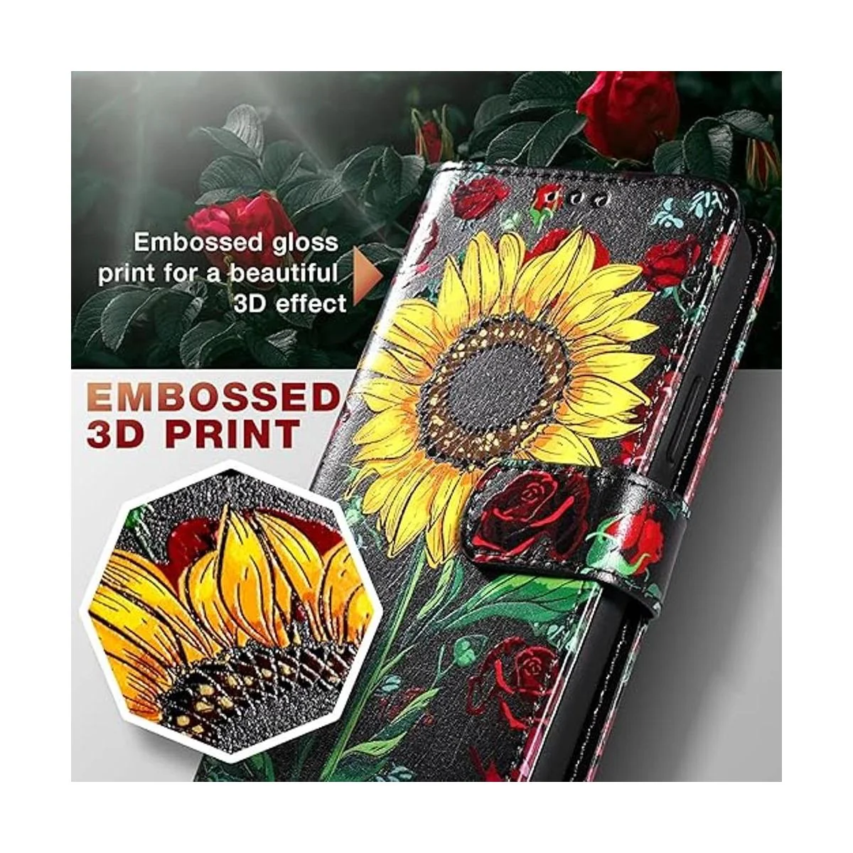 Shields Up Funda tipo cartera diseñada para iPhone 13 Pro_4