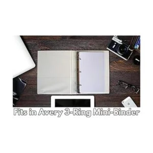 Papel en blanco de media letra perforado de 3 agujeros_3