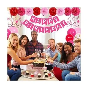 Decoraciones de cumpleaños para mujeres y niñas_4